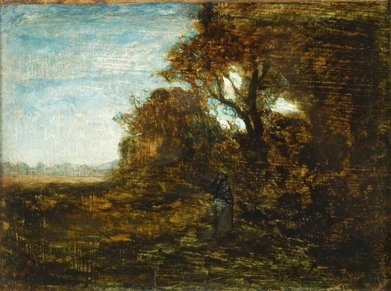 Paesaggio con figura, 1863 - Galleria d’Arte Moderna Ricci Oddi, Piacenza